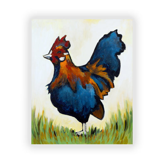 Rooster - 16 x 20